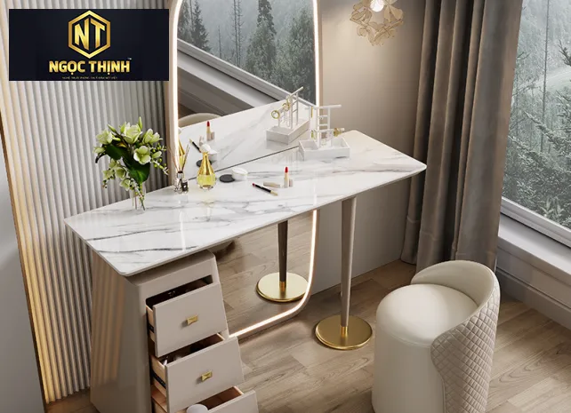 Xưởng Nội Thất Ngọc Thịnh Long Thành - Vũng Tàu - Bàn trang điểm cao cấp - BTĐNT07 Xưởng Nội Thất Ngọc Thịnh Long Thành - Vũng Tàu - Bàn trang điểm cao cấp - BTĐNT07